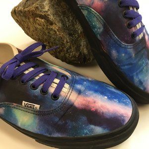Men's Custom Van's - Galaxy print